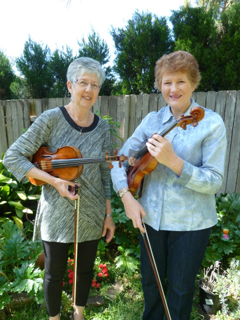 Duet-Soloists Julie and Robyn soloists